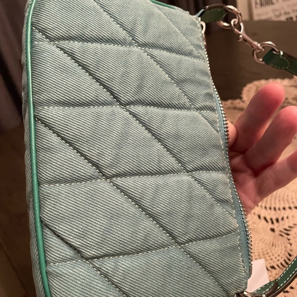 Coach Quilted Denim Nolita 19 - Picture 6 of 6